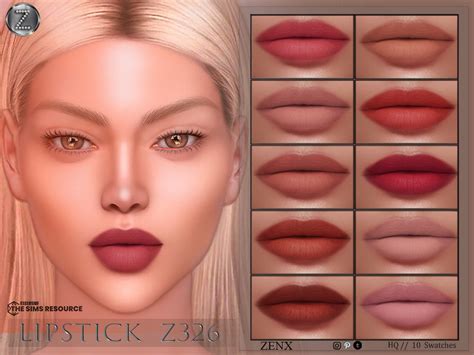 The Sims Resource Lipstick Z326