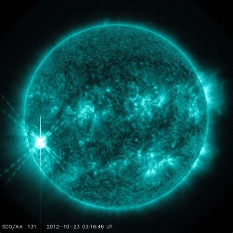 Amazing Solar Flare Of Oct 22 2012 Credit Nasasdo Nasas Solar