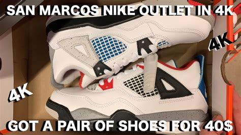 San Marcos Nike Outlet Walkthrough Youtube