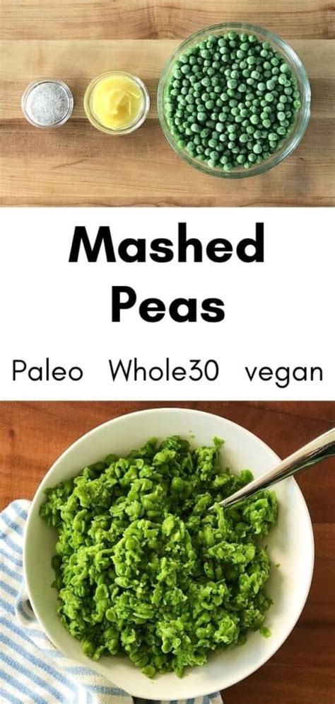 Mashed Peas Paleo Whole30 Vegan Paleo Gluten Free Guy