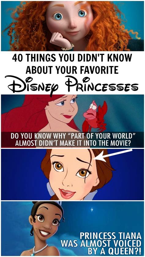 40 Things You Never Knew About Your Favorite Disney Princesses