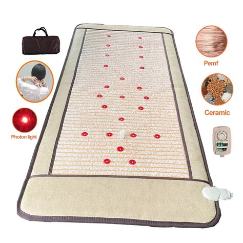 Pemf Far Infrared Heating Pad Thermal Massage Photon Bed Mat China