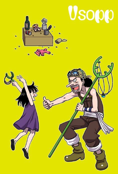 Robin And Usopp One Piece Anime Photo Comic Book Cover