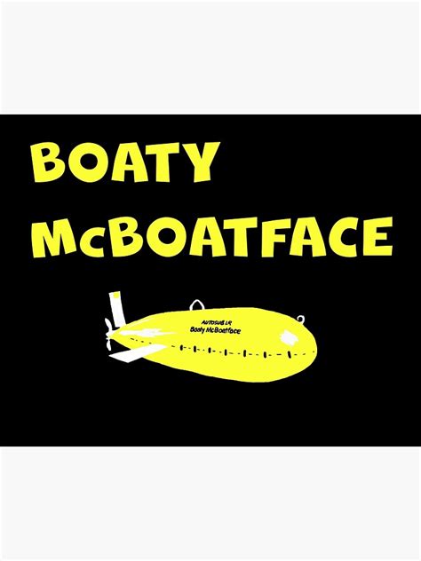 Boaty Mcboatface Poster For Sale By Mariareibly Redbubble