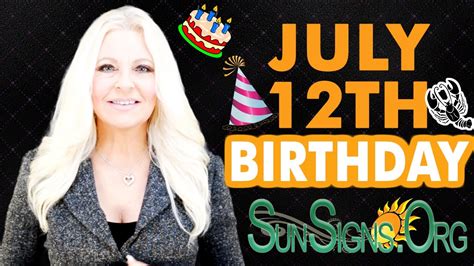 ♋️ Born On July 12 Happy Birthday Todays Horoscope 2020 Sunsigns