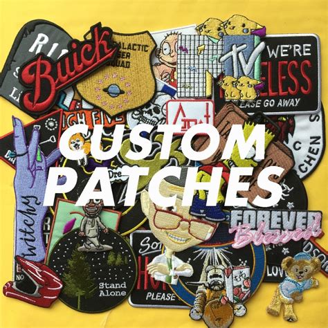 Custom Embroidery Iron On Hook Patch Diy Personalized Text Patches For