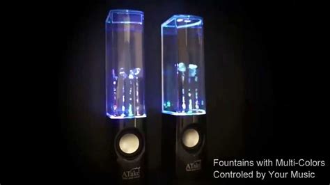 The Most Awesome Water And Light Show Speakers Youtube