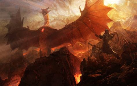 Dragon Fantasy Art Digital Art Dragons Dogma Wallpapers Hd Desktop