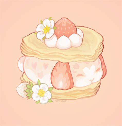 Tiny Paints Cute Food Art Cute Food Drawings Cute Art