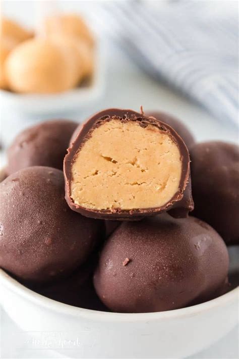 Peanut Butter Balls Are A Simple No Bake Treat Filled With Creamy