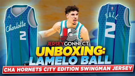 UNBOXING LaMelo Ball Charlotte Hornets Jordan Swingman Jersey City
