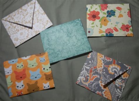 Whimsically Homemade Scrapbook Paper Envelopes