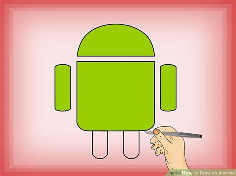How To Draw An Android 7 Steps With Pictures Wikihow
