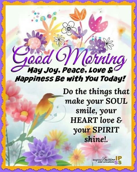 Joy Peace Love Morning Quote Pictures Photos And Images For Facebook