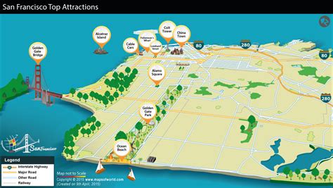 San Francisco Tourist Map Must Visit Tourist Attractions