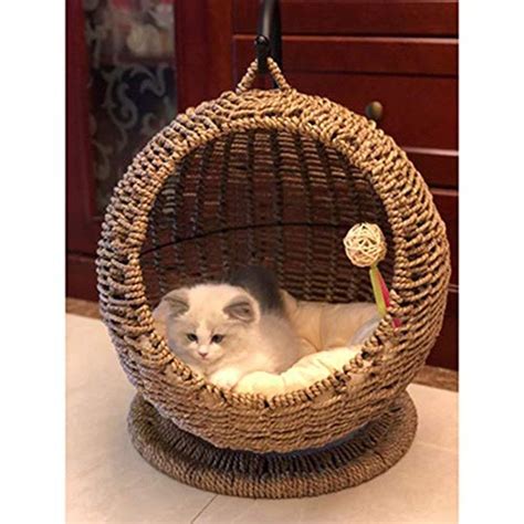 Handmade Cat Bed Creative Cat Hammock Fine Cat Nest Basket Cat Bed