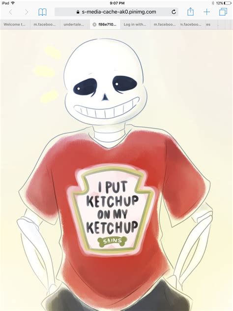 Sans I Put Ketchup On My Ketchup Undertale Memes Undertale Sans