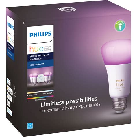 Philips Hue A19 Starter Kit With Bluetooth 548545 Bandh Photo Video
