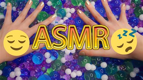 asmr 💧satisfying hydrogel beads 💧thousand of orbeez no talking 3dio asmr for sleep youtube