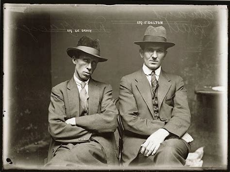 we are made by history — vintage police mugshots of 1920s gangsters