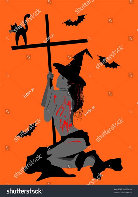 Medieval Witch Execution Stock Vector Royalty Free 38288656 Shutterstock
