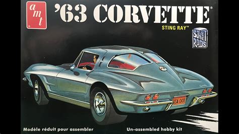 Building The Amt 63 Custom Corvette Sting Ray Split Window Scale Model
