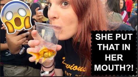 Swallowed A Goldfish At The Fair Youtube