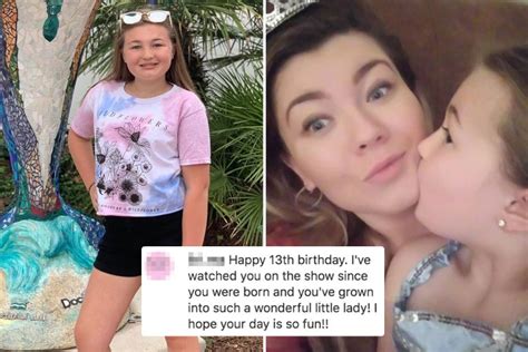 teen mom amber portwood s daughter leah celebrates 13th birthday as fans say she looks so grown