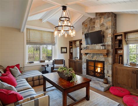 22 Beautiful Living Rooms With Fireplaces