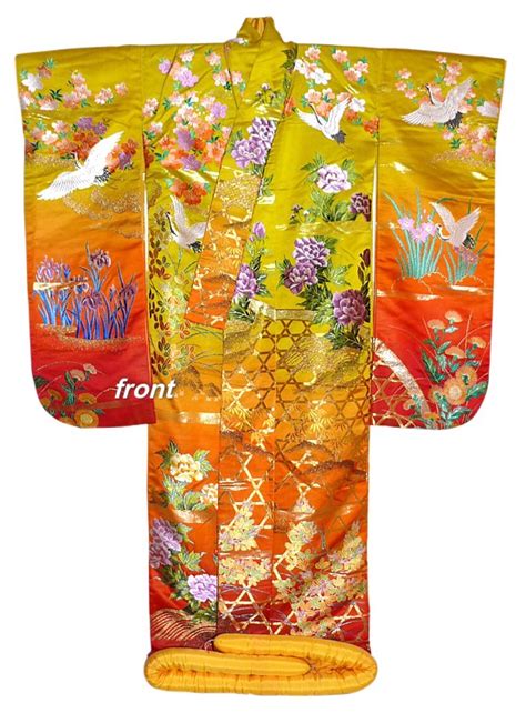 Японское традиционное кимоно Японский стиль Винтажное шелковое кимоно накидка с вышивкой и