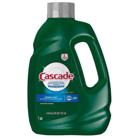 Cascade Advanced Power Dishwashing Detergent Fresh Scent 125 Oz