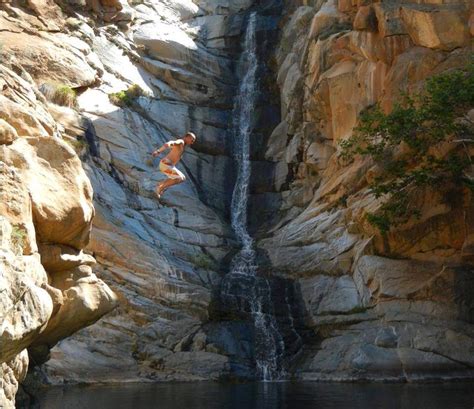 A popular hike in san diego county, the trail to cedar creek falls is a challenging pathway through backcountry hills and down an exposed canyon to a spectacular waterfall. Cedar Creek Falls, San Diego County, California - We love ...