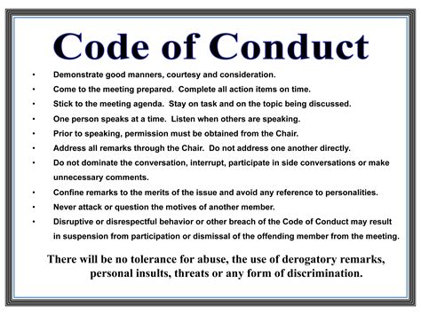 Code Of Conduct Timberton Village Home Owners Assocation