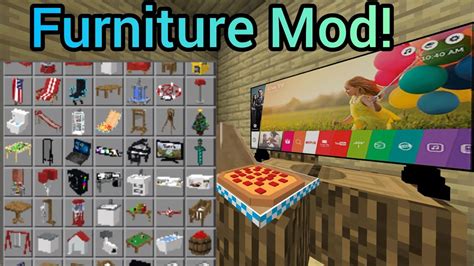 Maybe you would like to learn more about one of these? Furniture Mod! (Minecraft Bedrock Edition) - YouTube