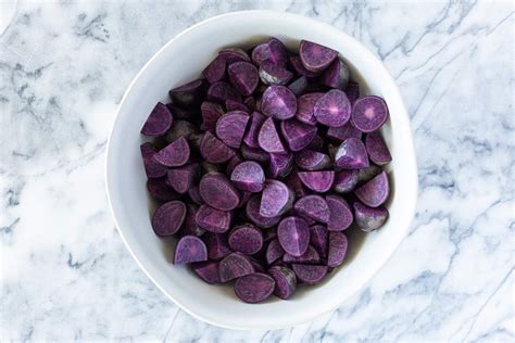 Roasted Purple Potatoes With Garlic And Cilantro Vegan Gluten Free