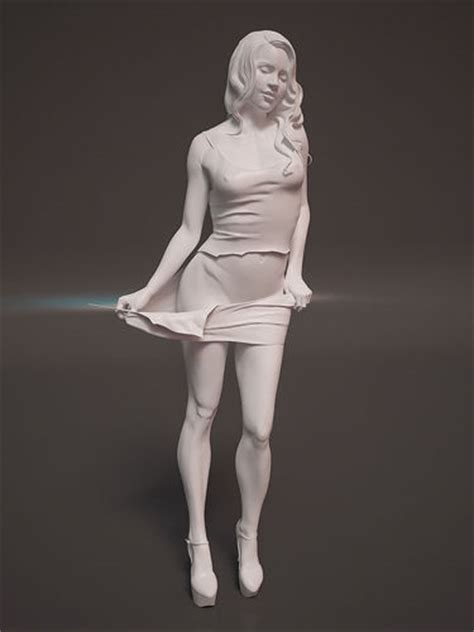 Sculpture Girl 3d Model 3d Printable Stl
