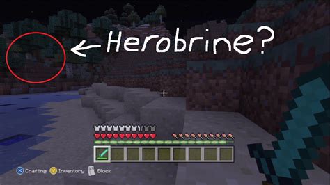 Herobrine Sighting 2015 Minecraft Xbox 360 Edition Youtube