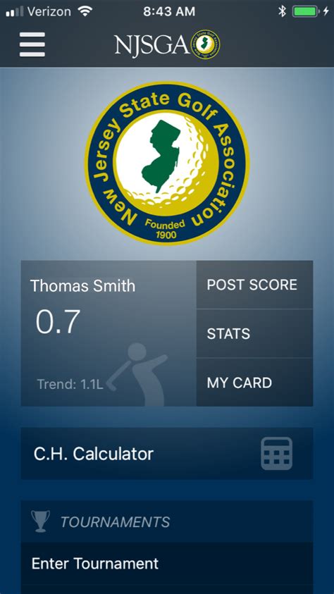 The home page for monmouth county and ocean county, nj: GHIN Mobile App | New Jersey State Golf Association ...