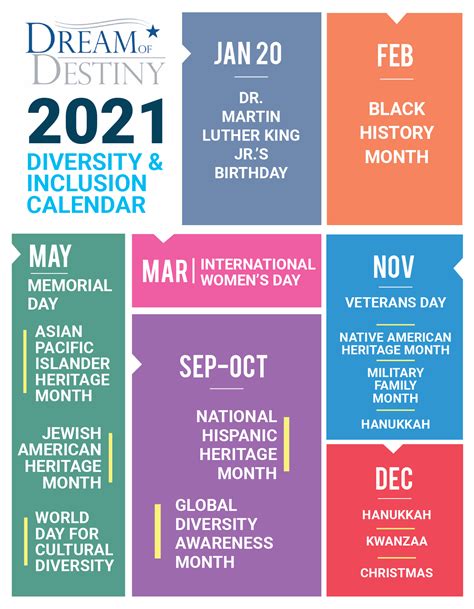 Diversity And Inclusion Calendar 2023 Uk 2023 Wall Calendar