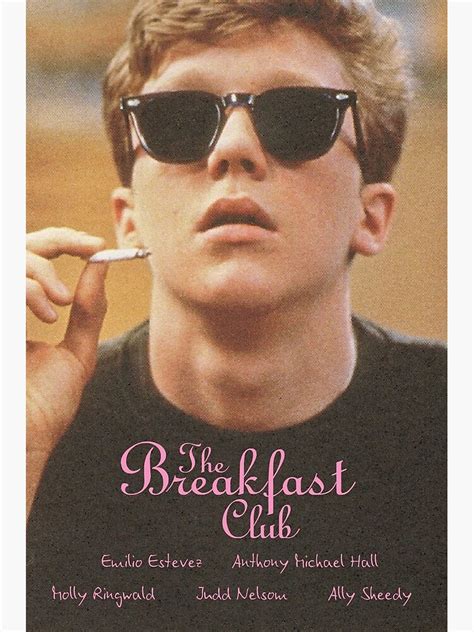 The Breakfast Club Poster For Sale By Flakey Redbubble