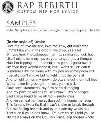 While the meter can vary, there's an overall regularity to the beat. Rap Poems Short / rap song singer lyrics lyricist hiphop ...