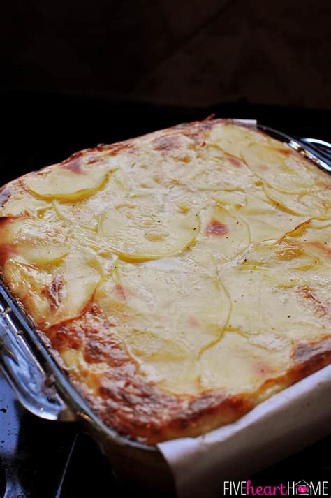 Scalloped Potato Flan With Gruyère And Garlic