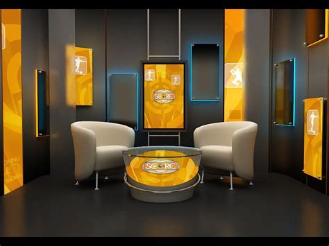 Broadcast Design By Grafix Gold At Tv Set Design Stage