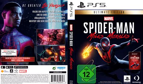 Spider Man Miles Morales Ue De Ps5 Cover And Label Dvdcovercom