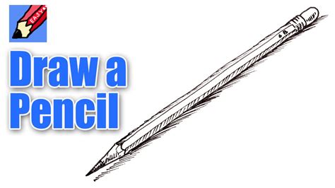How To Draw A Pencil Real Easy Youtube