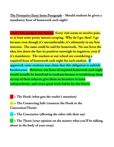 19+ Thesis Sentence Examples Introduction PNG - Exam