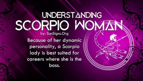 understanding the scorpio woman sun signs