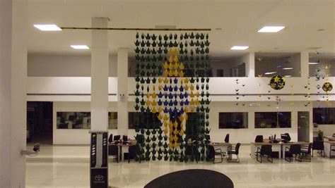 Decoração Toda Em Origami Para Copa Do Mundo Brasil 2014 Toyota
