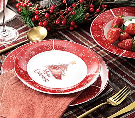 Merry Christmas Service De Table En Porcelaine Pour No L
