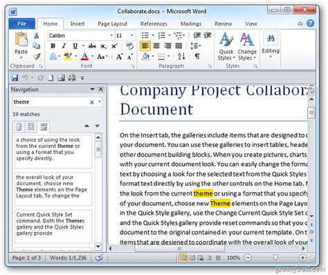 Microsoft Word Use Keyboard Shortcuts To Find And Replace Text